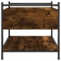vidaXL Mesa de centro madera de ingeniería roble ahumado 50x50x50 cm vidaXL Mesa de centro madera de ingeniería roble ahumado 50x50x50 cm