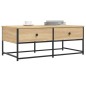 vidaXL Mesa de centro madera de ingeniería roble Sonoma 100x51x40 cm vidaXL Mesa de centro madera de ingeniería roble Sonoma 100x51x40 cm