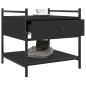 vidaXL Mesa de centro madera de ingeniería negro 50x50x50 cm vidaXL Mesa de centro madera de ingeniería negro 50x50x50 cm