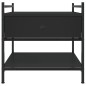 vidaXL Mesa de centro madera de ingeniería negro 50x50x50 cm vidaXL Mesa de centro madera de ingeniería negro 50x50x50 cm