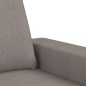 vidaXL Juego de sofás 3 piezas tela gris taupe vidaXL Juego de sofás 3 piezas tela gris taupe