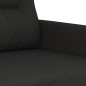vidaXL Sofá de 2 plazas de tela negro 140 cm vidaXL Sofá de 2 plazas de tela negro 140 cm