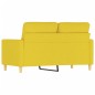 vidaXL Sofá de 2 plazas de tela amarillo claro 120 cm vidaXL Sofá de 2 plazas de tela amarillo claro 120 cm