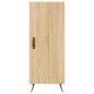 vidaXL Aparador de madera contrachapada roble Sonoma 34,5x34x180 cm vidaXL Aparador de madera contrachapada roble Sonoma 34,5x34x180 cm