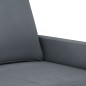 vidaXL Juego de sofás con cojines 3 piezas terciopelo gris oscuro vidaXL Juego de sofás con cojines 3 piezas terciopelo gris oscuro