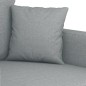 vidaXL Sillón de tela gris claro 60 cm vidaXL Sillón de tela gris claro 60 cm