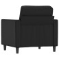vidaXL Sillón cuero sintético negro 60 cm vidaXL Sillón cuero sintético negro 60 cm