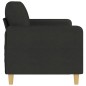 vidaXL Sofá de 3 plazas de tela negro 180 cm vidaXL Sofá de 3 plazas de tela negro 180 cm