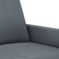 vidaXL Juego de sofás con cojines 2 piezas terciopelo gris oscuro vidaXL Juego de sofás con cojines 2 piezas terciopelo gris oscuro