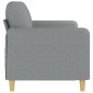 vidaXL Sofá de 3 plazas de tela gris claro 180 cm vidaXL Sofá de 3 plazas de tela gris claro 180 cm