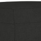 vidaXL Juego de sofás con cojines 3 piezas tela negro vidaXL Juego de sofás con cojines 3 piezas tela negro