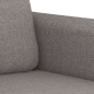 vidaXL Juego de sofás con cojines 2 piezas tela gris taupe vidaXL Juego de sofás con cojines 2 piezas tela gris taupe