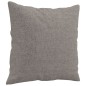 vidaXL Juego de sofás con cojines 2 piezas tela gris taupe vidaXL Juego de sofás con cojines 2 piezas tela gris taupe