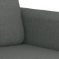vidaXL Juego de sofás con cojines 2 piezas tela gris oscuro vidaXL Juego de sofás con cojines 2 piezas tela gris oscuro