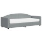 vidaXL Sofá cama con colchón tela gris claro 80x200 cm vidaXL Sofá cama con colchón tela gris claro 80x200 cm