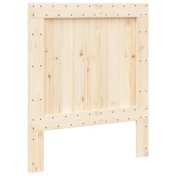 vidaXL Cabecero de madera maciza de pino 90x104 cm