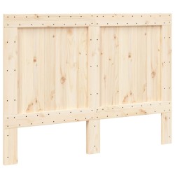vidaXL Cabecero de madera maciza de pino 140x104 cm