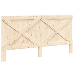 vidaXL Cabecero de madera maciza de pino 200x104 cm