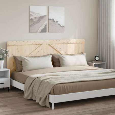 vidaXL Cabecero de madera maciza de pino 200x104 cm