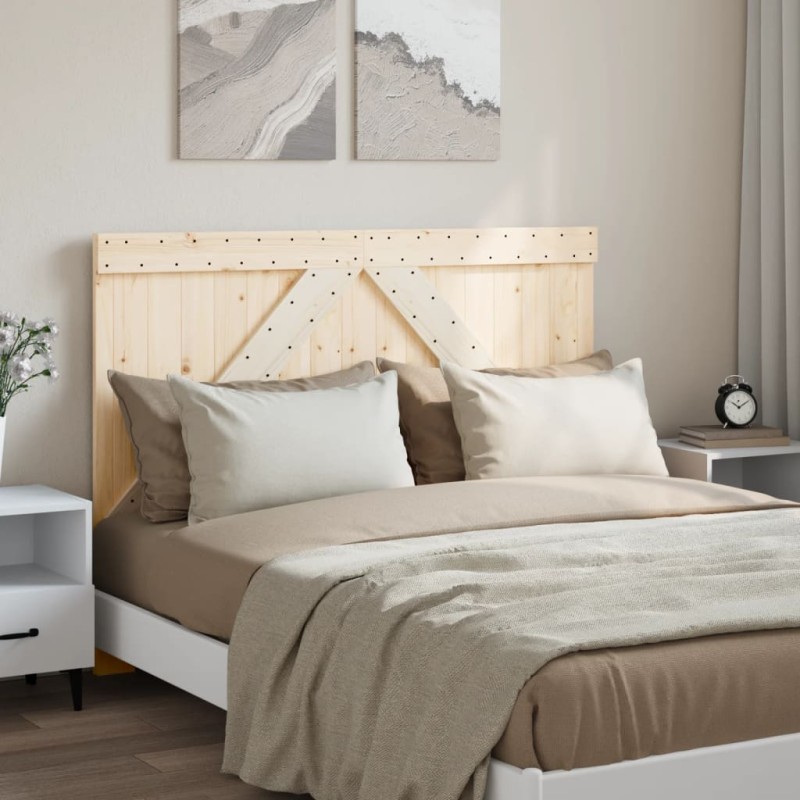 vidaXL Cabecero de madera maciza de pino 140x104 cm vidaXL Cabecero de madera maciza de pino 140x104 cm
