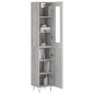 vidaXL Aparador alto madera contrachapada gris Sonoma 34,5x34x180 cm vidaXL Aparador alto madera contrachapada gris Sonoma 34,5x34x180 cm
