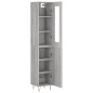 vidaXL Aparador alto madera contrachapada gris Sonoma 34,5x34x180 cm vidaXL Aparador alto madera contrachapada gris Sonoma 34,5x34x180 cm