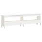 vidaXL Banco de recibidor madera maciza de pino blanco 160x28x45 cm vidaXL Banco de recibidor madera maciza de pino blanco 160x28x45 cm