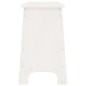 vidaXL Banco de recibidor madera maciza de pino blanco 160x28x45 cm vidaXL Banco de recibidor madera maciza de pino blanco 160x28x45 cm