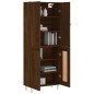 vidaXL Aparador alto madera contrachapada marrón roble 69,5x34x180 cm vidaXL Aparador alto madera contrachapada marrón roble 69,5x34x180 cm
