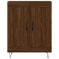 vidaXL Aparador alto madera contrachapada marrón roble 69,5x34x180 cm vidaXL Aparador alto madera contrachapada marrón roble 69,5x34x180 cm