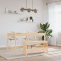 vidaXL Banco de recibidor madera maciza de pino 100x28x45 cm vidaXL Banco de recibidor madera maciza de pino 100x28x45 cm