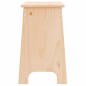 vidaXL Banco de recibidor madera maciza de pino 100x28x45 cm vidaXL Banco de recibidor madera maciza de pino 100x28x45 cm