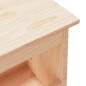 vidaXL Banco de recibidor madera maciza de pino 100x28x45 cm vidaXL Banco de recibidor madera maciza de pino 100x28x45 cm