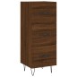 vidaXL Aparador alto madera contrachapada roble marrón 34,5x34x180 cm vidaXL Aparador alto madera contrachapada roble marrón 34,5x34x180 cm