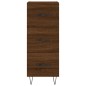 vidaXL Aparador alto madera contrachapada roble marrón 34,5x34x180 cm vidaXL Aparador alto madera contrachapada roble marrón 34,5x34x180 cm
