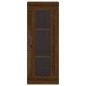 vidaXL Aparador alto madera contrachapada roble marrón 34,5x34x180 cm vidaXL Aparador alto madera contrachapada roble marrón 34,5x34x180 cm