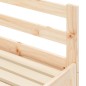vidaXL Sofá cama nido madera maciza de pino 90x200 cm