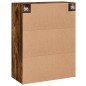 vidaXL Armarios de pared 2 uds madera de ingeniería roble ahumado vidaXL Armarios de pared 2 uds madera de ingeniería roble ahumado