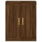 vidaXL Armarios de pared 2 uds madera de ingeniería marrón roble vidaXL Armarios de pared 2 uds madera de ingeniería marrón roble