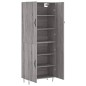vidaXL Aparador alto madera contrachapada gris sonoma 69,5x34x180 cm vidaXL Aparador alto madera contrachapada gris sonoma 69,5x34x180 cm