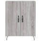 vidaXL Aparador alto madera contrachapada gris sonoma 69,5x34x180 cm vidaXL Aparador alto madera contrachapada gris sonoma 69,5x34x180 cm