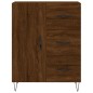 vidaXL Aparador alto madera contrachapada marrón roble 69,5x34x180 cm vidaXL Aparador alto madera contrachapada marrón roble 69,5x34x180 cm