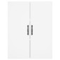 vidaXL Aparador alto madera contrachapada blanco 69,5x34x180 cm vidaXL Aparador alto madera contrachapada blanco 69,5x34x180 cm