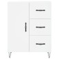 vidaXL Aparador alto madera contrachapada blanco 69,5x34x180 cm vidaXL Aparador alto madera contrachapada blanco 69,5x34x180 cm
