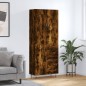 vidaXL Aparador alto madera contrachapada roble ahumado 69,5x34x180 cm vidaXL Aparador alto madera contrachapada roble ahumado 69,5x34x180 cm