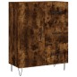vidaXL Aparador alto madera contrachapada roble ahumado 69,5x34x180 cm vidaXL Aparador alto madera contrachapada roble ahumado 69,5x34x180 cm