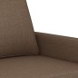vidaXL Sofá de 3 plazas de tela marrón 180 cm vidaXL Sofá de 3 plazas de tela marrón 180 cm