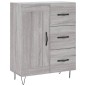vidaXL Aparador alto madera contrachapada gris sonoma 69,5x34x180 cm vidaXL Aparador alto madera contrachapada gris sonoma 69,5x34x180 cm