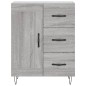 vidaXL Aparador alto madera contrachapada gris sonoma 69,5x34x180 cm vidaXL Aparador alto madera contrachapada gris sonoma 69,5x34x180 cm