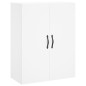 vidaXL Aparador alto madera contrachapada blanco 69,5x34x180 cm vidaXL Aparador alto madera contrachapada blanco 69,5x34x180 cm